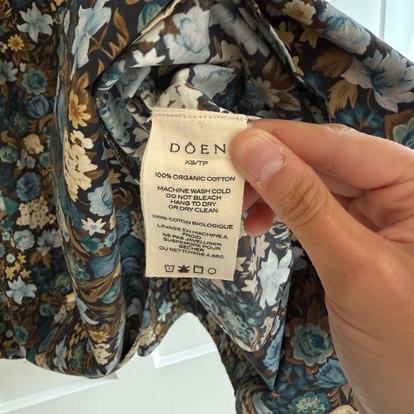 NWT DOEN Floral Print Bijou Maxi Dress - Picture 8 of 8